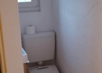Pose de Wc et sanitaire